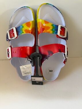New SO Goods for Life Tie Dye Women’s Sandals